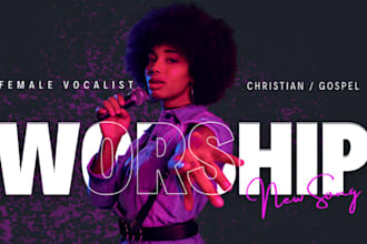 be your female gospel singer, christian worship, soulful songwriter and vocalist