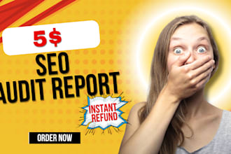 do seo audit, solve all technical issues just order now