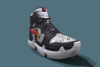 do 3d shoe, 3d bag, 3d cloth