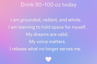 create a custom selfcare checklist, routine or guide