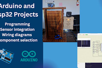 develop a custom project with arduino and esp32