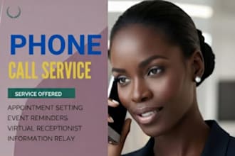 make professional phone calls for appointments and reminders