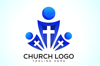 design a church ministry,business and branding logo in 12hrs