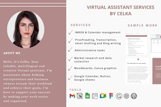 be your personal administrative virtual assistant