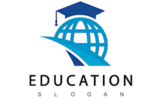 do daycare, school, college, university and educational logo