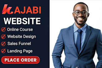 build kajabi website kajabi landing page kajabi online course sales funnel