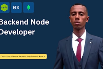 build a node rest API backend with express and mongodb