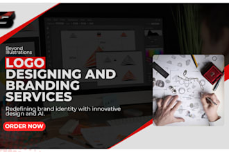 create custom branding kit,brand style guide and logo design