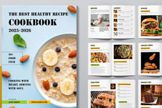 write cookbook recipe book, recipe book design, cookbook formatting, meal plan