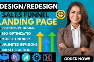 do samcart,thrivcart,checkout page design, salesfunnel landing page redesign