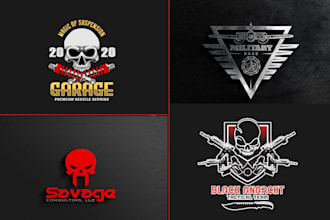 do vintage military tactical badge patch logo or any graphic design for you