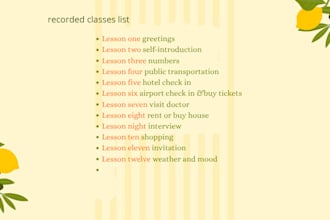 teach chinese through recorded videos