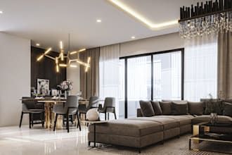 3d model revamp house,villa living room interior,golf simulator,kitchen redesign
