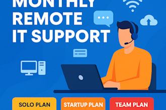 provide monthly remote IT support for your business