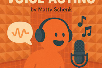 voice act for narration, characters, or guided audio