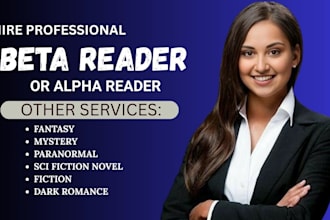 beta read or alpha read urban fantasy, cozy, mystery, paranormal, sci fiction