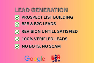 do b2b lead generation and targeted prospect list building
