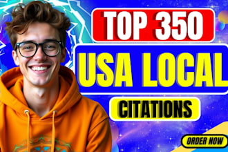 create best 350 USA local citations and directory submission