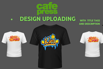 upload designs on cafepress