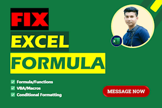 make and fix formula in excel and google sheets