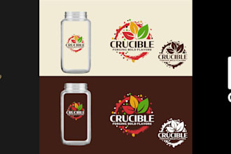 design amazing restaurant food drinks coffee tea bbq logo