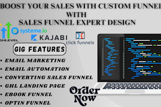 do sales funnel landing page marketing automation in ghl website