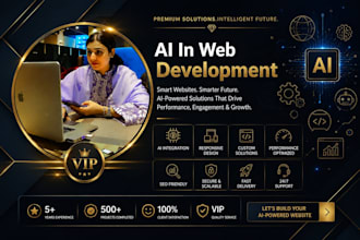 do all new ai website development with your new ides