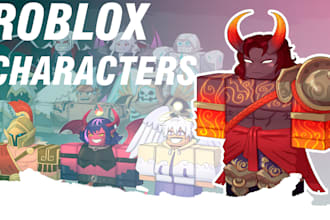 design and draw your roblox ugc characters for a game
