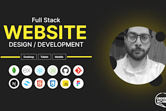 develop mern stack web app as a mern stack developer, full stack developer