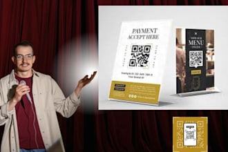design canva qr code business card flyer barcodes isbn number rollup banner