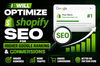 optimize shopify SEO for higher google ranking and conversions