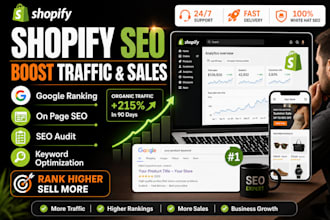 optimize shopify SEO for higher google ranking and conversions