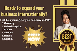 do company and vat registration in ger, UK, fr, swe, ireland , poland, estonia