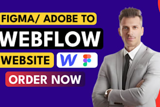 convert your figma, webflow or framer design to pixel perfect webflow website