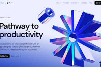design webflow website,framer cms business website, figma to framer animation