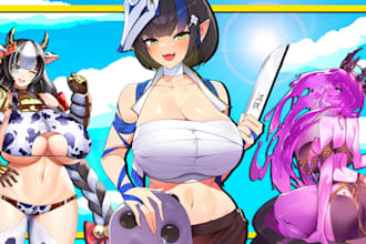 draw unique nsfw and sfw, monster girls, fursona, anthro, oc character, furry