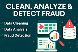 help you clean data, detect fraud or build visual reports