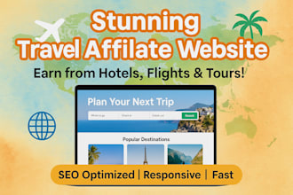 setup a travel affiliate website, an affiliate sales funnel