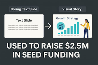be your professional pitch deck designer for startups and fundraising