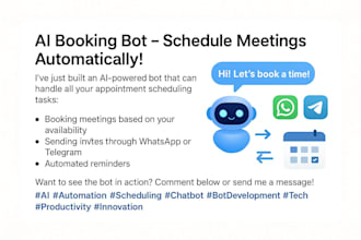 build an ai booking bot to automate your meeting scheduling
