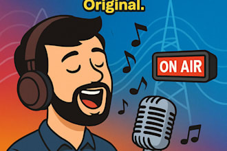 create custom sung radio jingles for your radio station