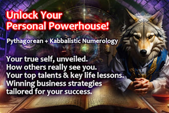 create a detailed numerology chart report with a 12 month forecast