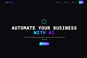 create websites, ai bots and automations for your business