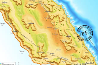 do ca, tx, fl grading plan, land surveying, topography with pe stamp