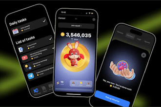 develop telegram mini app, telegram mini website, telegram mini game, telegram
