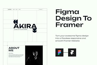 make your design into framer