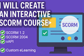 turn your training materials into an interactive elearning scorm course