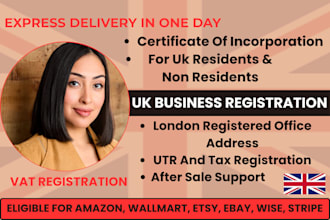 do uk ltd company registration with vat, office address for non residents