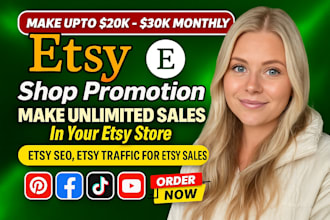 boost shopify sales etsy shop promotion shopify promotion sales funnel marketing