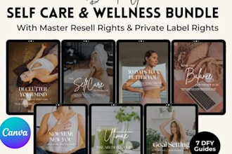 design custom health fitness ebook workout guide PDF lead magnet ebook on canva